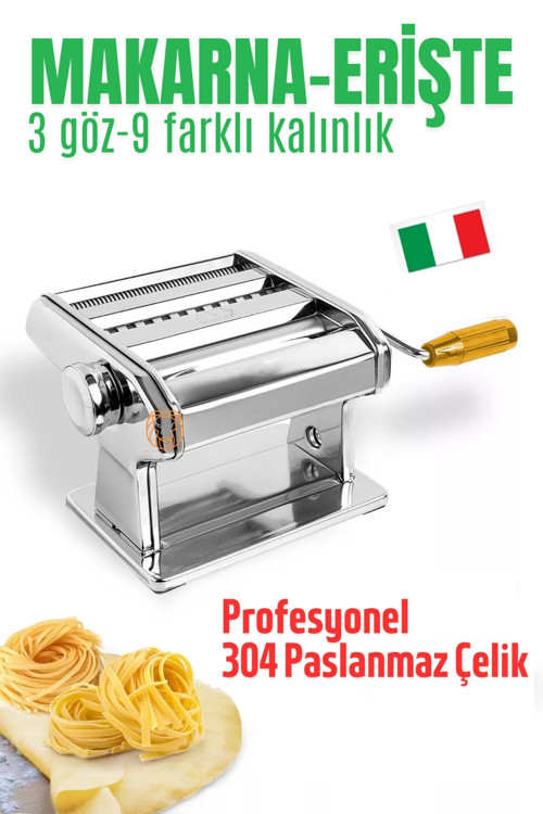 Erişte Makinesi Erişte Aleti Erişte Makinası Hamur Açma Kesme Makinesi Makarna Makinesi