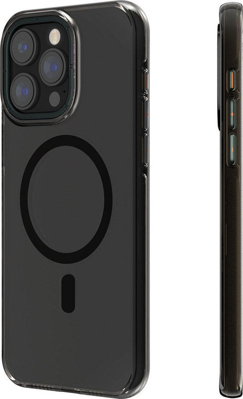 İphone 15 Pro Max Uyumlu Kılıf Magsafe Şarj Özellikli Youngkit Crystal Shield Serisi Kapak Siyah
