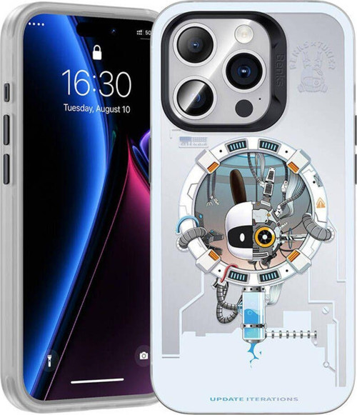 iphone 15 Pro Max Uyumlu Kılıf Magsafe Şarj Özellikli Benks Bunny Explore Kapak Beyaz