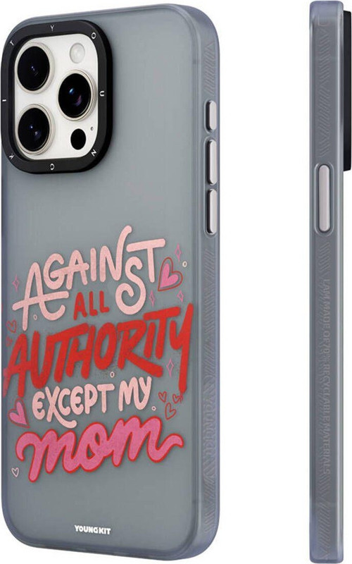 İphone 12 Pro Uyumlu Kılıf Bethany Green Tasarımlı Youngkit Sweet Language Kapak Gri