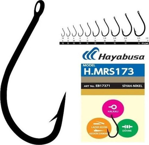 Hmrs 173 Black Nickel Olta İğnesi (15'li Paket), No:2/0