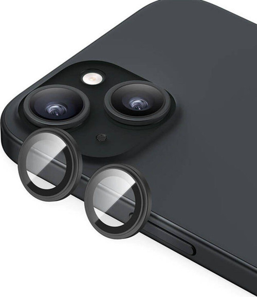 iphone 15 Uyumlu Benks King Kong Corning Kamera Lens Koruyucu Siyah