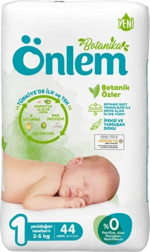 Botanika Bebek Bezi Avantaj Paket Newborn 44 Adet (2 - 5 Kg)