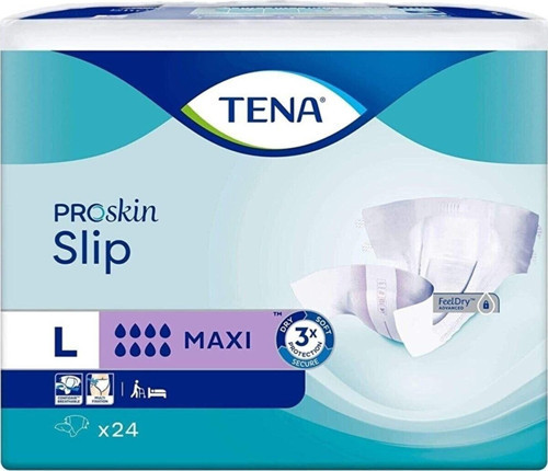 Slip 8 Damla Maxi Premium Büyük Boy Large Belbantlı Hasta Bezi 24'Lü 1 Paket