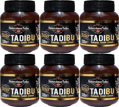 Tadıbu Bitter Kakaolu Fındık Ezmesi 330 Gr 6 Adet