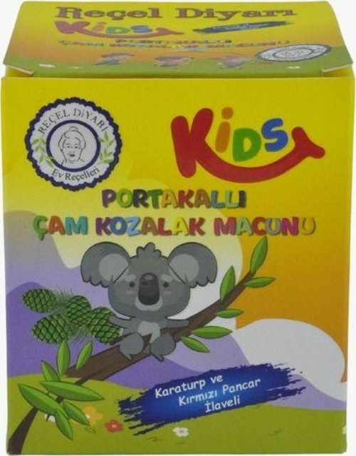 Kids 260 Gr Portakallı Çam Kozalak Macunu %100 Doğal Çoçuklar İçin