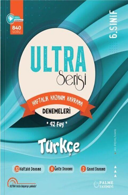 6. Sınıf Türkçe Ultra Serisi Denemeleri 42 Föy