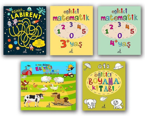 Eğitici Kitaplar Seti - 5 Kitap Takım
