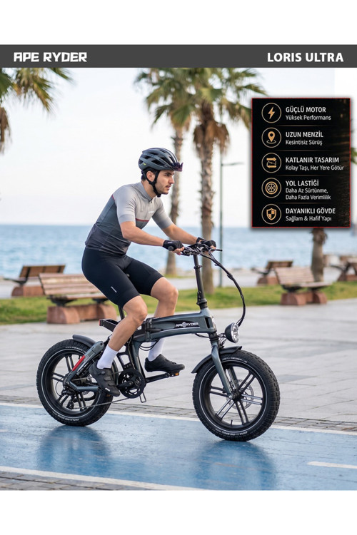 Loris Ultra Elektrikli Bisiklet - ÇANTA VE AYNA HEDİYELİ