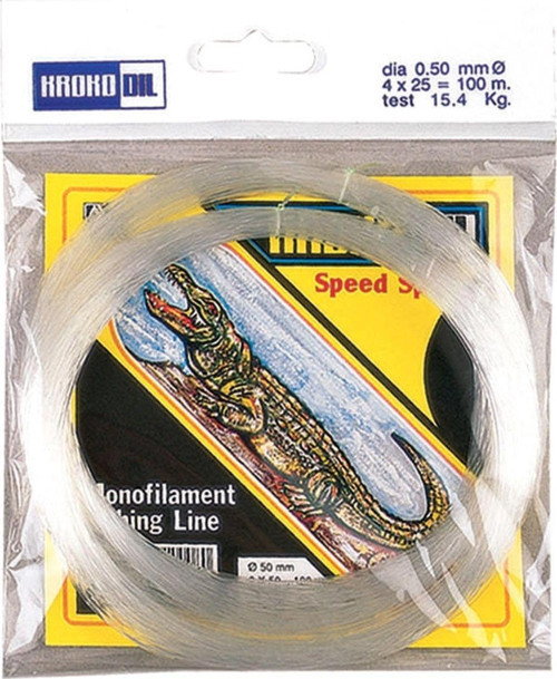 Krokodıl Paket Monofilament Olta Misinası Beyaz 0,80mm / 28kg / 100mt