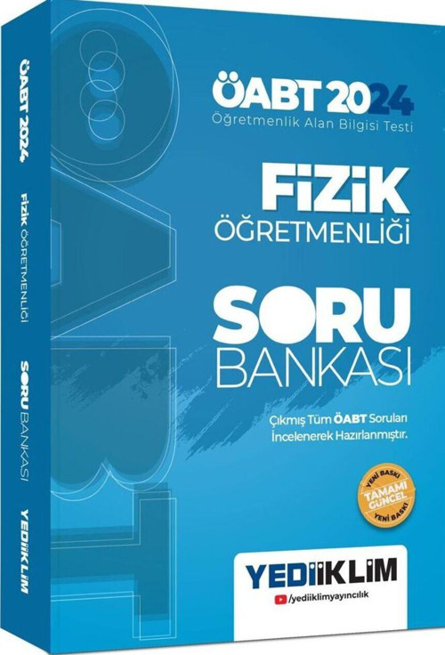 2024 ÖABT Fizik Öğretmenliği Tamamı Çözümlü Soru Bankası