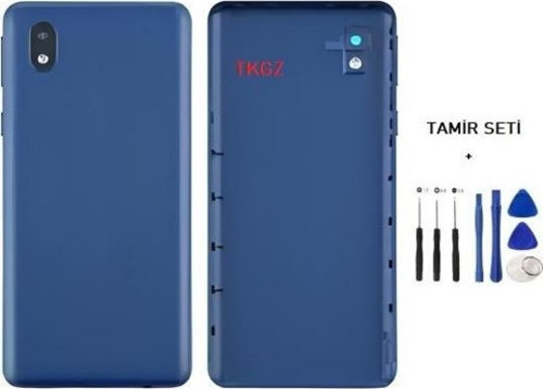 Samsung Galaxy A01 CORE - SM-A013 FULL Kasa Arka Kapak Takım MAVİ - TAMİR SETİ