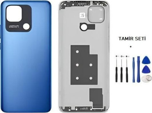Xiaomi redmi 10C FULL Kasa Arka Kapak Yan Tuş Takımı MAVİ - TAMİR SETİ
