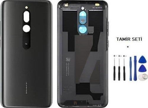 Xiaomi redmi 8 FULL Kasa Arka Kapak Yan Tuş Takımı SİYAH - TAMİR SETİ