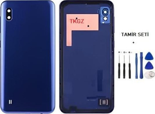 Samsung Galaxy A10 - SM-A105F FULL Kasa Arka Kapak Takım MAVİ - TAMİR SETİ