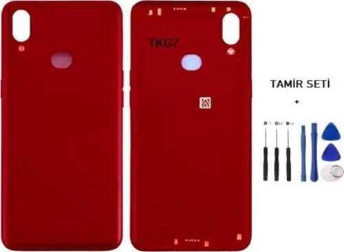 Samsung Galaxy A10S - SM-A107F FULL Kasa Arka Kapak Takım KIRMIZI - TAMİR SETİ