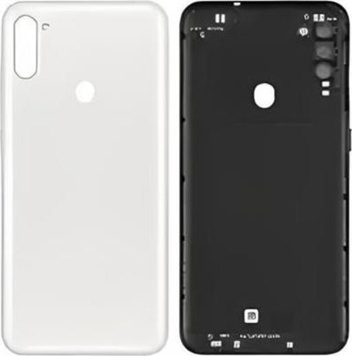 Samsung Galaxy A11 - SM-A115F FULL Kasa Arka Kapak Takım BEYAZ