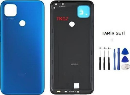Xiaomi redmi 9C FULL Kasa Arka Kapak Yan Tuş Takımı MAVİ - TAMİR SETİ