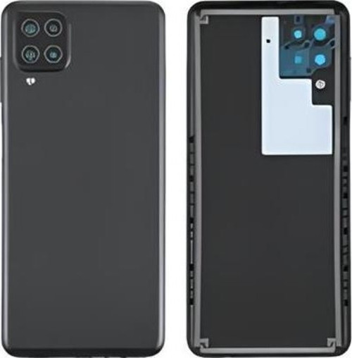 Samsung Galaxy A12 - SM-A125F FULL Kasa Arka Kapak Takım SİYAH