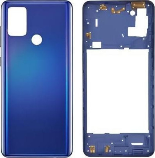 Samsung Galaxy A21S - SM-A217F FULL Kasa Arka Kapak Takım MAVİ