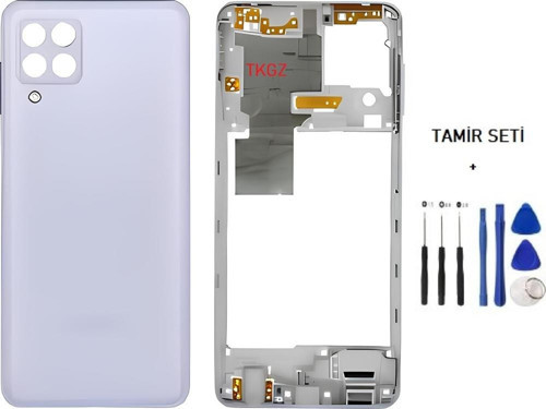 Samsung Galaxy A22 - SM-A225F 4G FULL Kasa Arka Kapak Takım MOR - TAMİR SETİ