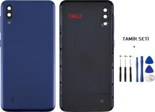 Samsung Galaxy M10 - SM-M015 FULL Kasa Arka Kapak Takım MAVİ - TAMİR SETİ