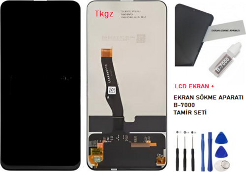 Huawei Uyumlu HONOR 9X Lcd Ekran Dokunmatik Kalite + B-7000 + TAMİR SETİ