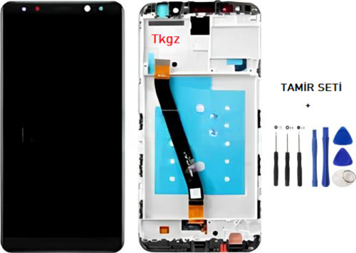 Huawei Uyumlu MATE 10 LİTE Lcd Ekran Dokunmatik Kalite ÇITALI SİYAH + TAMİR SETİ