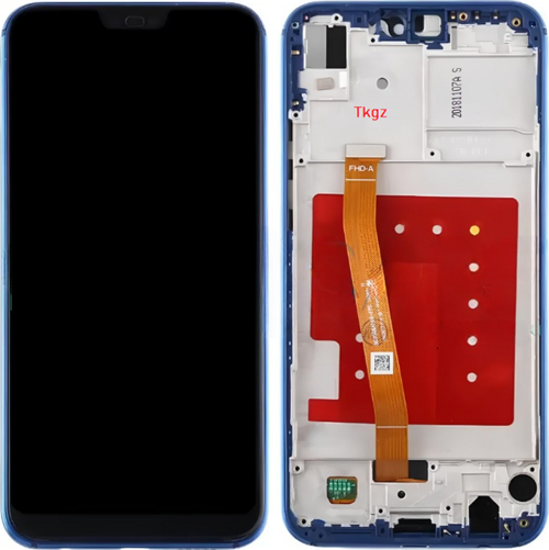 Huawei Uyumlu P20 Lite Lcd Ekran Dokunmatik Kalite ÇITALI MAVİ