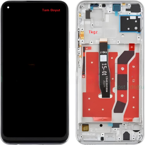 Huawei Uyumlu P40 Lite Lcd Ekran Dokunmatik Kalite ÇITALI GÜMÜŞ