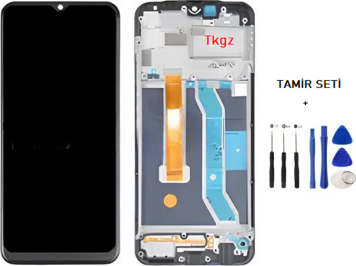 OPPO REALMİ C11 Lcd Ekran Dokunmatik Kalite ÇITALI + TAMİR SETİ