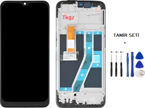 OPPO REALMİ C2 Lcd Ekran Dokunmatik Kalite ÇITALI + TAMİR SETİ