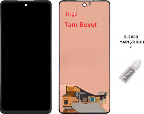 Samsung Galaxy A72 - SM-A725 Lcd Ekran Dokunmatik Kalite + B-7000