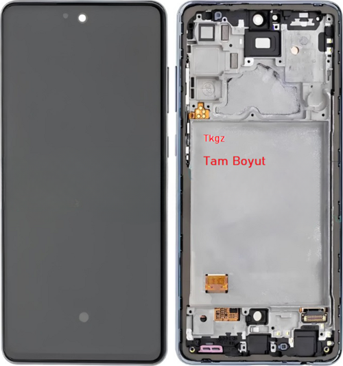Samsung Galaxy A72 - SM-A725 Lcd Ekran Dokunmatik Kalite ÇITALI SİYAH