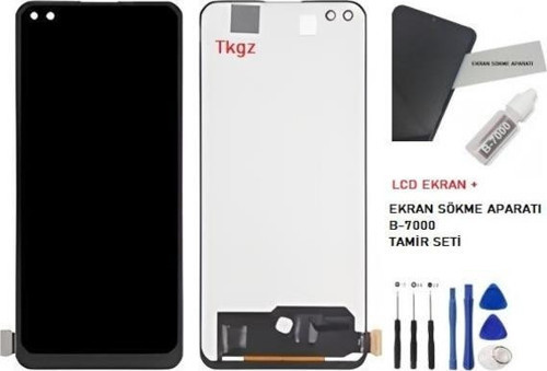 Oppo Reno 4 LİTE Lcd Ekran Dokunmatik Kalite + B-7000 + TAMİR SETİ