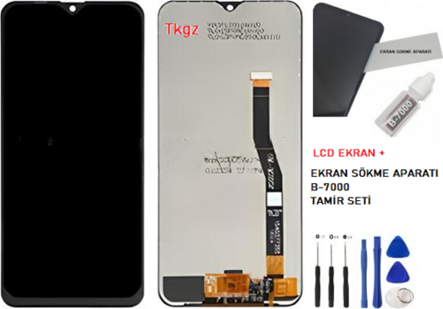Samsung Galaxy M20 - SM-M205 Lcd Ekran Dokunmatik Kalite + B-7000 + TAMİR SETİ
