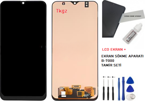Samsung Galaxy M30S - SM-M307 Lcd Ekran Dokunmatik Kalite + B-7000 + TAMİR SETİ