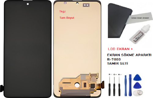 Samsung Galaxy M31S - SM-M317 Lcd Ekran Dokunmatik Kalite + B-7000 + TAMİR SETİ