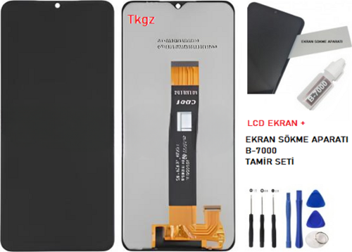 Samsung Galaxy A04S - SM-A047 Lcd Ekran Dokunmatik Kalite + B-7000 + TAMİR SETİ