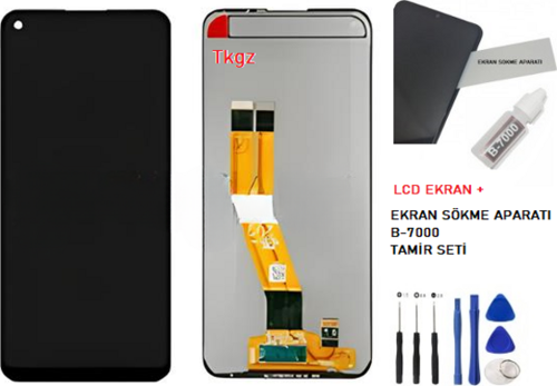Samsung Galaxy A11 - SM-A115 Lcd Ekran Dokunmatik Kalite + B-7000 + TAMİR SETİ