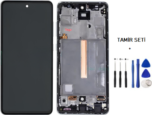 Samsung Galaxy A52 - SM-A525 Lcd Ekran Dokunmatik Kalite ÇITALI BEYAZ + TAMİR SETİ