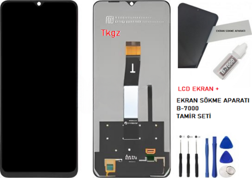 Xiaomi Redmi 12C Lcd Ekran Dokunmatik Kalite + B-7000 + TAMİR SETİ