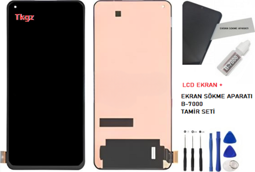 Xiaomi Mi 11 LİTE Lcd Ekran Dokunmatik Kalite + B-7000 + TAMİR SETİ