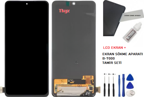 Xiaomi Redmi NOTE 10 PRO -4G- Lcd Ekran Dokunmatik Kalite + B-7000 + TAMİR SETİ