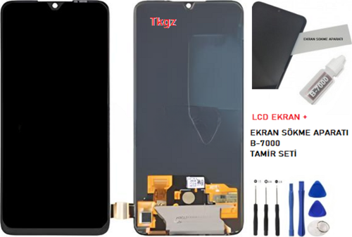 Xiaomi Mİ 9 LİTE Lcd Ekran Dokunmatik Kalite + B-7000 + TAMİR SETİ