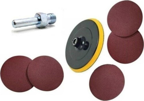 Merttools Cırt Taban 115mm Beşli 80 Kum Zımpara Matkap Aparat Seti