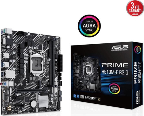 PRIME H510M-E R2.0 3200Mhz DDR4 HDMI DP 1200p