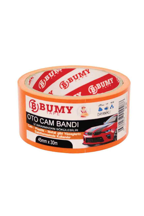 Bumy Oto Cam Bandı Turuncu 45 Mm X 30 Mt
