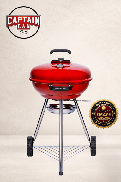 Set&Go 47 Kömürlü Mangal I Kömürlü Barbekü ( Kırmızı )