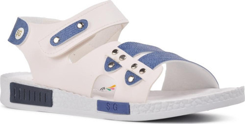 Şiringenç 210107 Beyaz-Kot Mavi Comfort Erkek Çocuk Sandalet